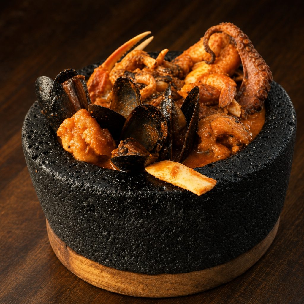 Molcajete de Mariscos.